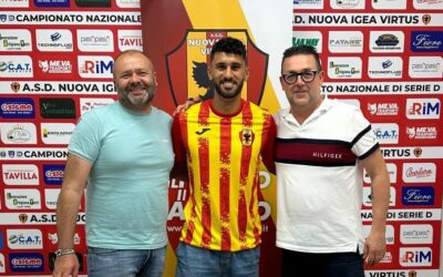 Calcio. Nuova Igea Virtus, arriva l’attaccante Sebastiano Aperi: “Onore far parte del progetto”