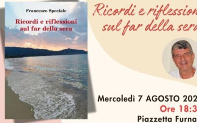 Novara di Sicilia. Il Prof. Francesco Speciale presenta l’antologia “Ricordi e riflessioni sul far della sera” in Piazzetta Furnari
