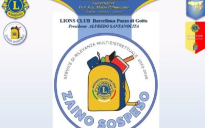 Il service “Zaino Sospeso” del Lions Club Barcellona Pozzo di Gotto