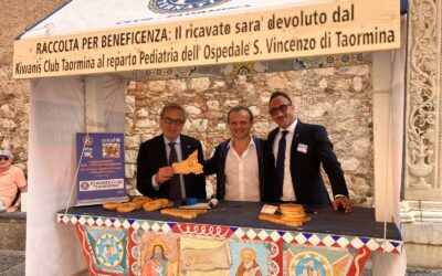 Continua con grande successo  la raccolta fondi di beneficenza del Kiwanis Club di Taormina