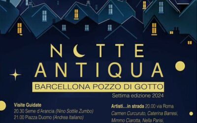 Barcellona PG. La Notte Antiqua domenica 29 settembre, invito all’apertura dei negozi nel centro storico