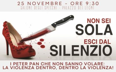 Palazzo dei Leoni. “Non sei sola, esci dal silenzio”, lunedì 25 novembre incontro sul tema della violenza sulle donne