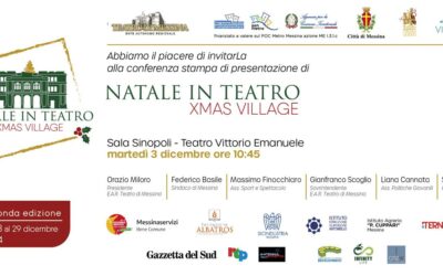 Natale in Teatro, verso conferenza di presentazione della II edizione del villaggio natalizio e del programma