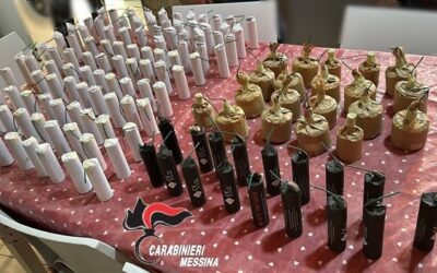 Messina. Giochi pirotecnici pericolosi, denunciato 37enne