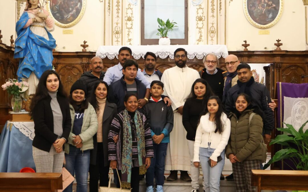 Barcellona PG. Messa degli Indiani di Rito Latino alla Chiesa dell’Immacolata