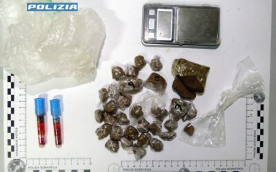 Pusher 18enne scoperto dal fiuto del cane “Ulla”