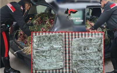 Reitano. Il ‘panettone di hashish’ nascosto tra carciofi, patate e broccoli: arrestati padre e figlio