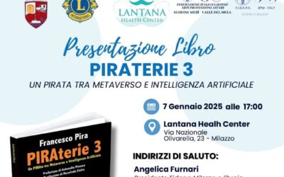 San Filippo del Mela. Fidapa Merì Valle del Mela e Milazzo e Lions Club Roccalumera Quasimodo presentano la terza raccolta del sociologo siciliano Francesco Pira