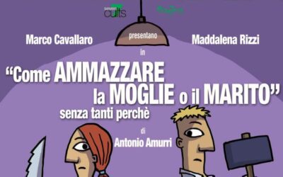 Marco Cavallaro stasera al Teatro del Mela in “Come uccidere la moglie o il marito senza tanti perché”