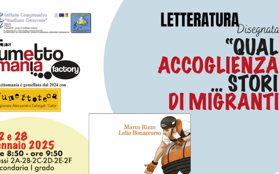 Barcellona PG.  Il progetto di Fumettomania Factory “Quale accoglienza?… Storie di migranti” all’IC “Bastiano Genovese”