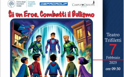 Milazzo. “Sii un Eroe combatti il Bullismo”, evento dell’Osservatorio Violenza e Suicidio al Teatro Trifiletti