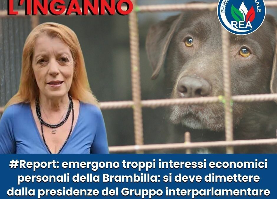 REPORT, Brambilla nel mirino: inganno a volontari, cittadini, consumatori e istituzioni