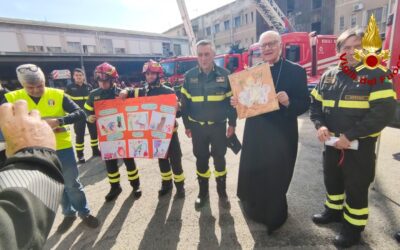 Visita dell’Arcivescovo Giovanni Accolla al Comandante Provinciale dei Vigili del Fuoco Messina
