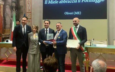Oliveri. “Il Miele abbraccia il Formaggio” riceve premio EPLI di Sagra di Eccellenza a Roma