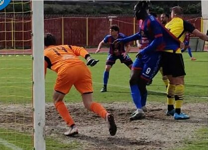 Calcio – Serie D. Nuova Igea Virtus sconfitta da un cinico Pompei, giallorossi sprecano: Tompte castiga