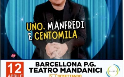 Manfredi Di Liberto in scena al Teatro Mandanici con “Uno, Manfredi e Centomila”
