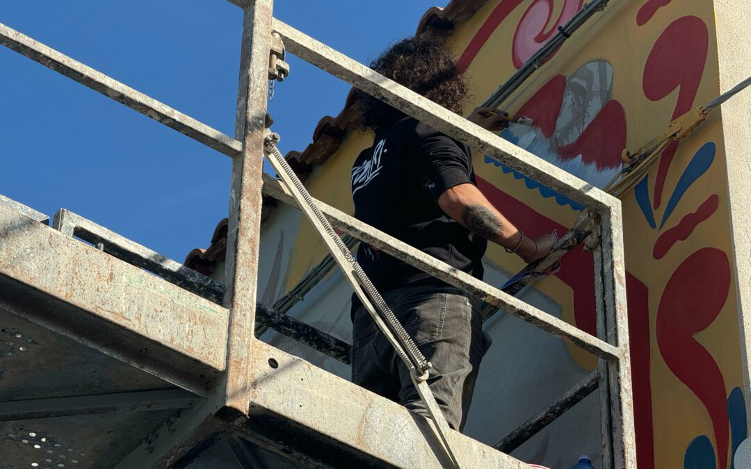 Oliveri. L’arte incontra la storia con i murales di Andrea Sposari, opere promosse dal Lido Baiaderà