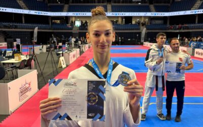 Taekwondo. Tris di Clio Sottile, conquista l’argento anche a Tallin