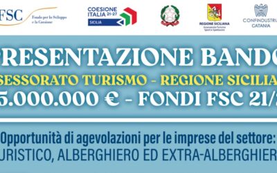 Turismo. Bando regionale da 135 mln: Presentazione giovedì a Giarre