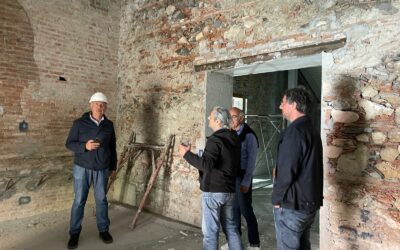 Milazzo. Lavori riqualificazione ex Asilo Calcagno, secondo sopralluogo: Consegna dell’opera prevista in estate