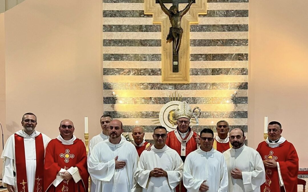 Saponara Marittima. Grande evento alla chiesa S. Domenico: Ministero del lettorato per cinque candidati al diaconato permanente della diocesi