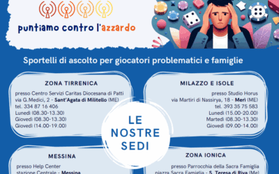 ‘Gioco d’azzardo patologico’, bilancio degli sportelli co-gestiti dall’ASP Messina e Terzo Settore messinese