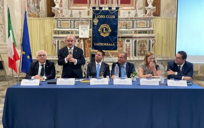Castroreale. Il passaggio della campana e la Charter Night della Lions Club