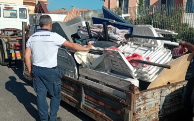 Contrasto all’abusivismo a Ganzirri: sequestrati circa 150 ombrelloni e 500 tra sedie e sdraio