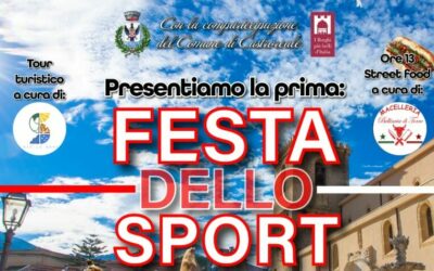 A Castroreale la prima ‘Festa dello Sport’ tra divertimento, tour turistico e street food
