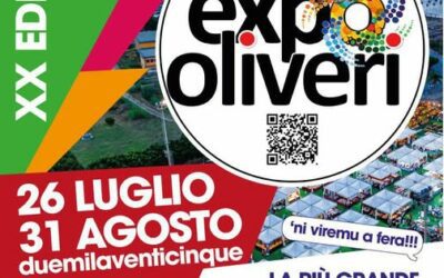 EXPO OLIVERI 2025 – Vent’anni di fiera, vent’anni di Sicilia dal 26 luglio al 31 agosto