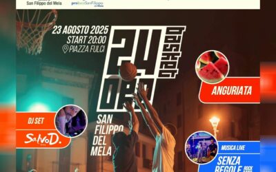 San Filippo del Mela, al via la 2^ edizione della ’24 ORE di BASKET’ a cura della Pro Loco