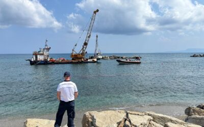 Capitaneria di porto di Messina recupera il mezzo affondato ad Acqualadroni