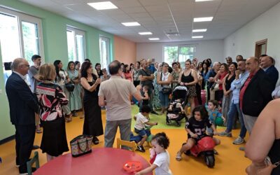 Barcellona PG. Inaugurato l’Asilo Nido Panteini, altro finanziamento di 140 mila euro per l’esterno