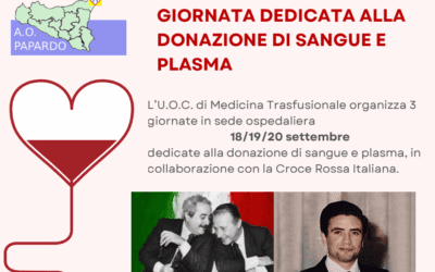 Open Day dedicato alla Donazione “Dal Sangue Versato al Sangue Donato”