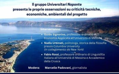 ‘No Ponte’: Associazione Universitari indice conferenza a Roma su criticità tecniche, economiche e ambientali