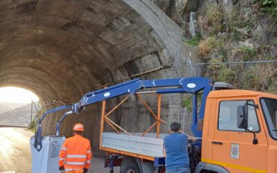 Capo d’Orlando, completati in anticipo i lavori di messa in sicurezza della galleria sulla S.P. 147