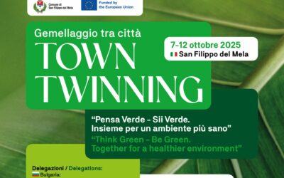 San Filippo del Mela capitale europea del “Think Green – Be Green”: al via gemellaggio internazionale per l’ambiente