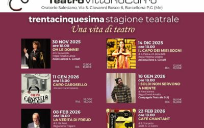 Barcellona PG. Presentato il cartellone della XXXV Stagione Teatrale dell’Associazione Teatro Arte e Cultura “S. Cattafi”