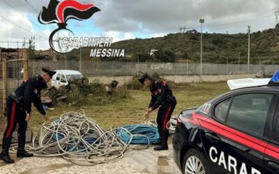 Sorpresi a rubare rame in un azienda, quattro catanesi arrestati