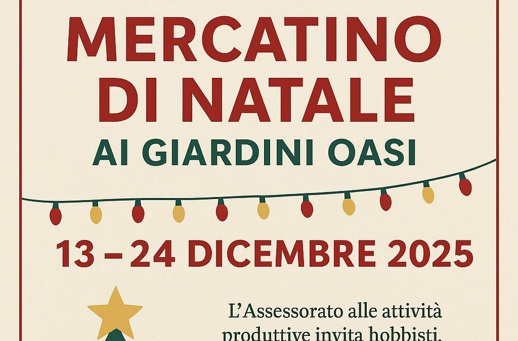 Barcellona PG. Mercatino di Natale, via all’Avviso per artigiani