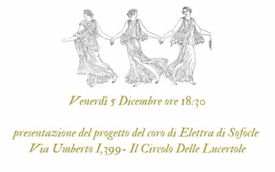 Barcellona PG. Il Coro come Coscienza e Corpo della Tragedia: il progetto “Elettra” al Circolo delle Lucertole