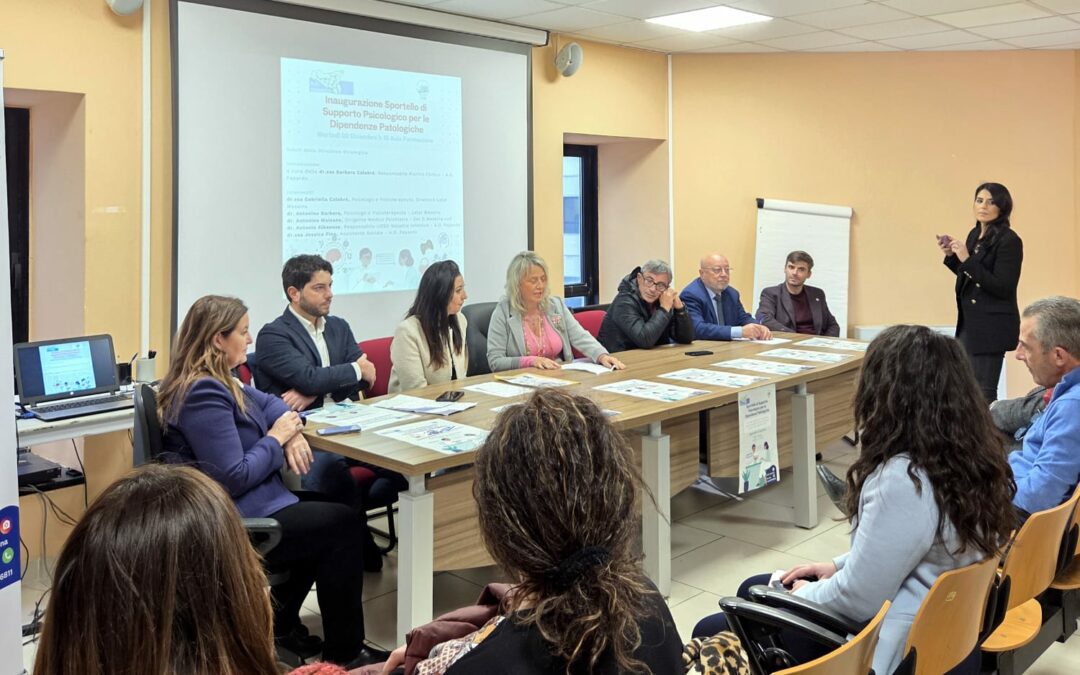 Al Papardo inaugurato lo ‘Sportello di Ascolto per le Dipendenze’