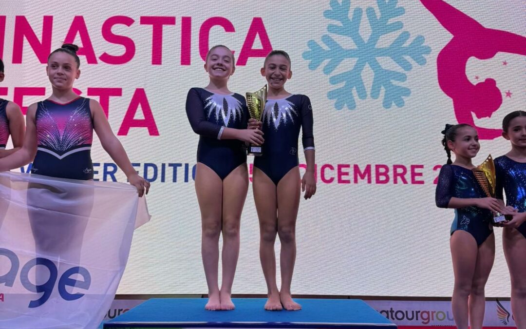 Barcellona PG. Le atlete Gym New Life: Campioni Italiani Ginnastica Artistica Silver alle Nazionali “Ginnastica In Festa-Winter Edition di Rimini
