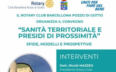 Barcellona PG. Convegno su “Sanità territoriale e presidi di prossimità” del Rotary Club