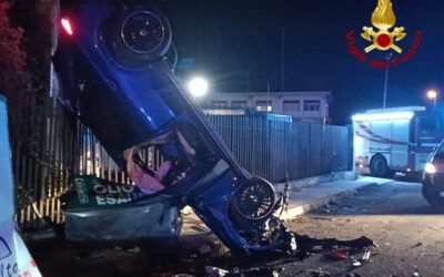 Milazzo. Grave incidente in nottata, feriti cinque ragazzi