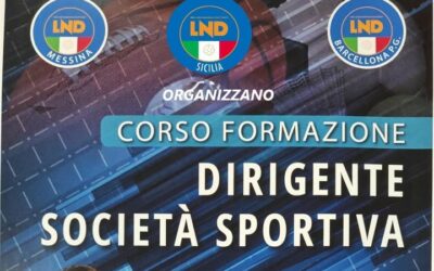 Milazzo. Corso di formazione F.I.G.C. per dirigente società sportiva