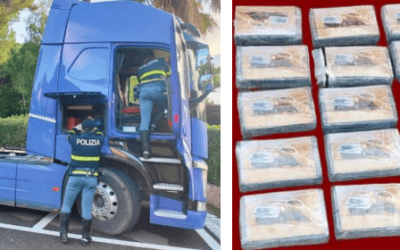 Alt a trattore stradale su A18, fermato corriere della droga con 15 kg di cocaina