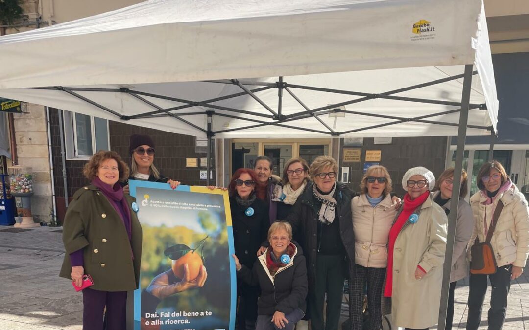 Scompare a Milazzo la Delegazione AIRC, le volontarie abbandonano a causa di nuove direttive Della Fondazione Nazionale non condivise