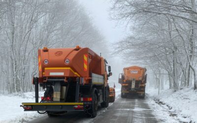 Nebrodi, in azione gli spazzaneve su S.P. Caronia – Capizzi