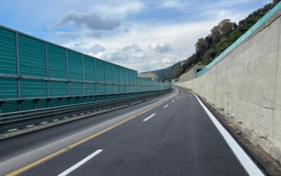 A18, a Scaletta: bonifica acustica con barriera acustica per ridurre rumore entro livelli normativi presso le limitrofe abitazioni